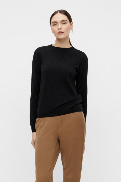 Object zwarte dames trui | 