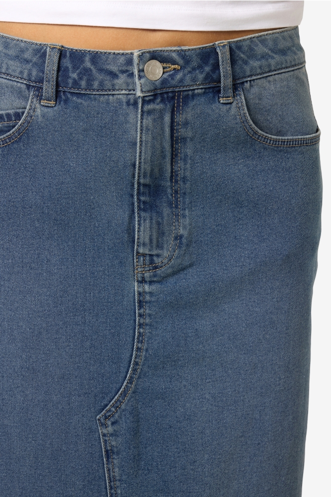 Noisy may blauwe dames rok | Close up