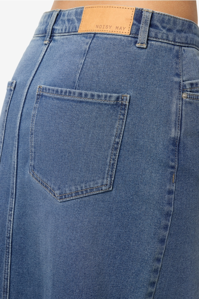 Noisy may blauwe dames rok | Close up