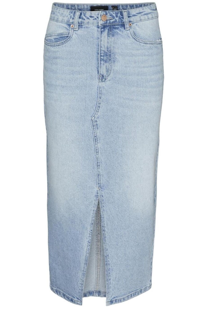 Vero Moda blauwe dames rok | Vooraanzicht