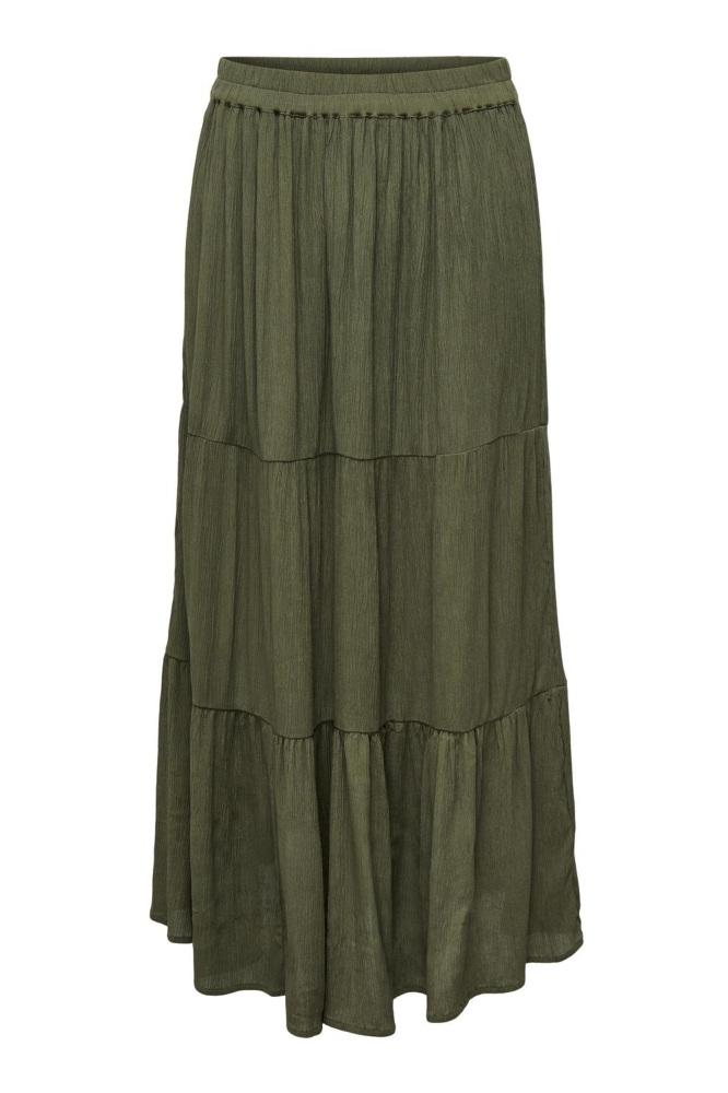 Only groene dames rok | Vooraanzicht