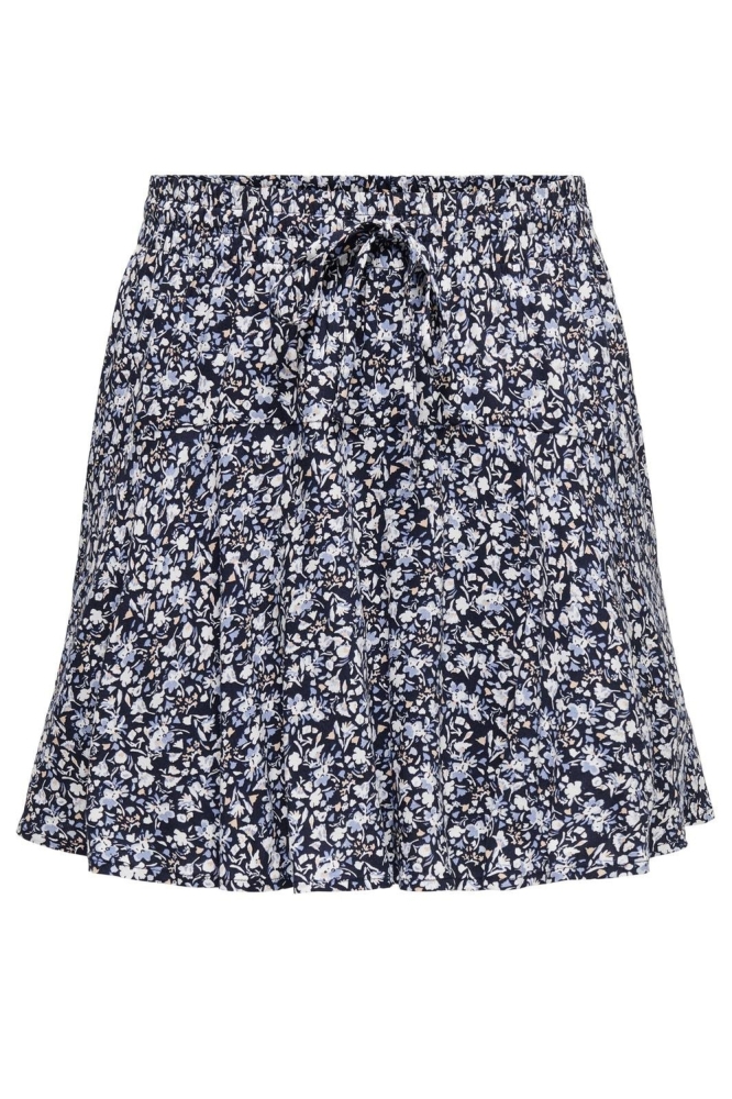 Only blauwe dames rok | Vooraanzicht