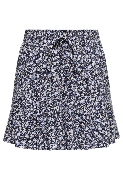 Only blauwe dames korte broek | Vooraanzicht