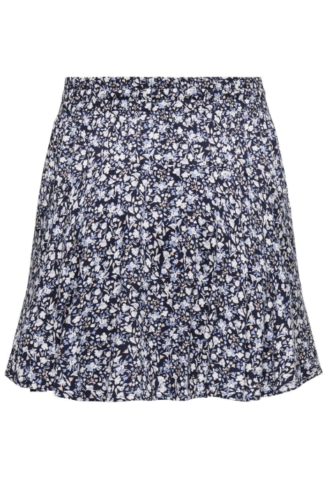 Only blauwe dames korte broek | Achteraanzicht