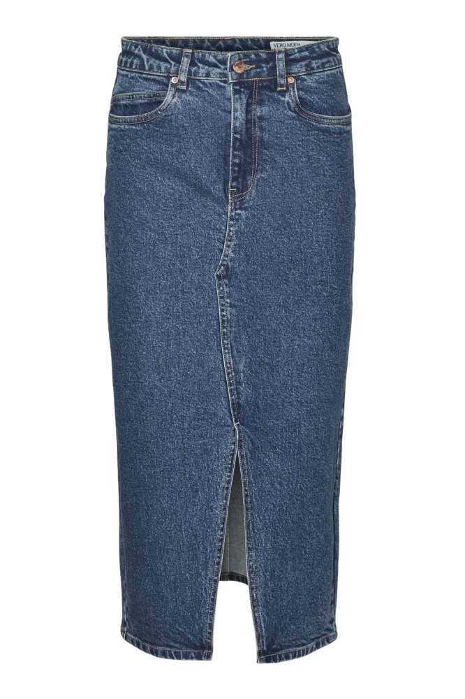 Vero Moda blauwe dames rok | Vooraanzicht