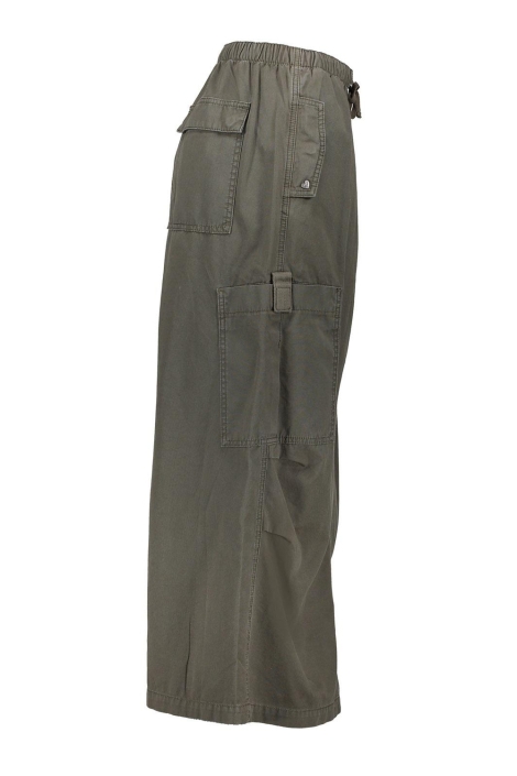 Geisha groene dames rok | Zijaanzicht