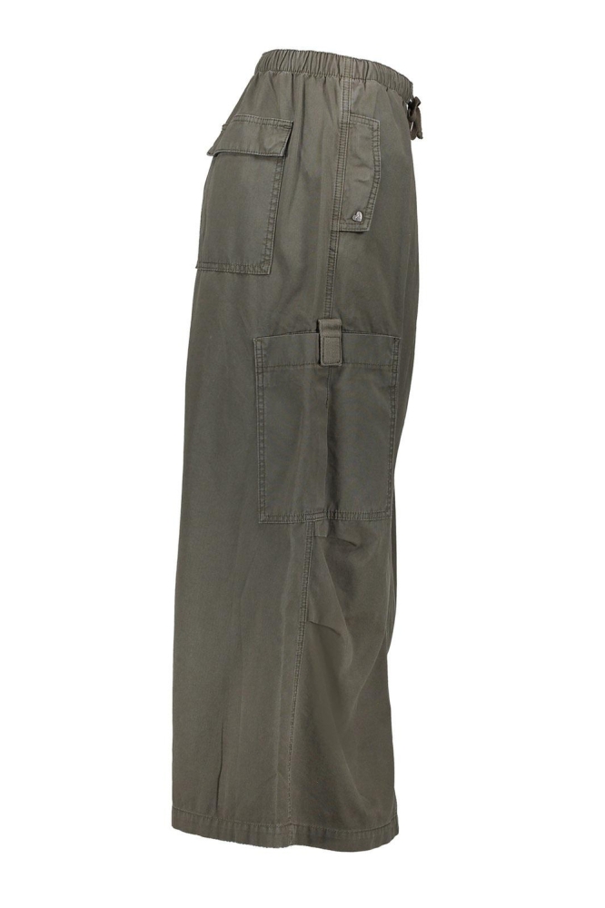 Geisha groene dames rok | Zijaanzicht