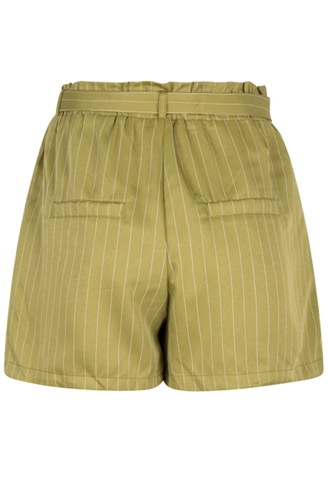 Lofty Manner groene dames korte broek | Achteraanzicht