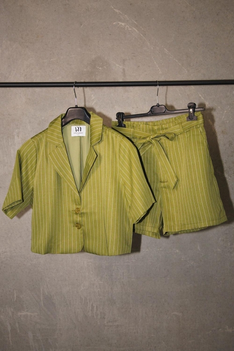 Lofty Manner groene dames korte broek | Unique Selling Point