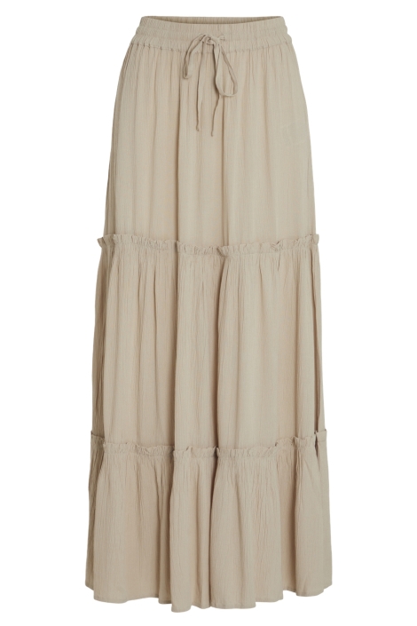 Vila beige dames rok | Vooraanzicht