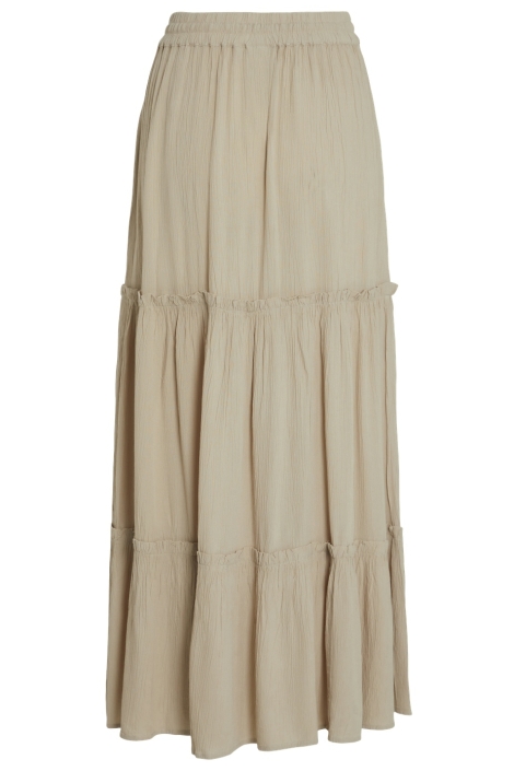 Vila beige dames rok | Achteraanzicht
