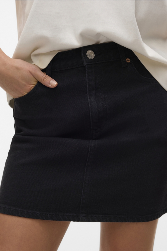 Vero Moda zwarte dames rok | Close up