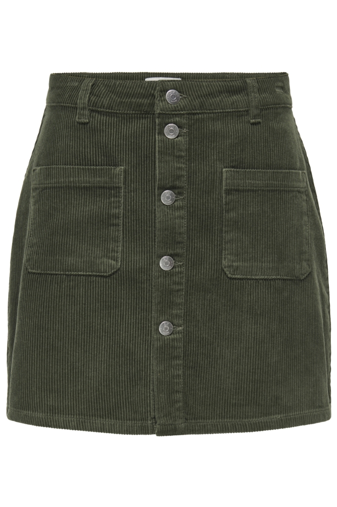 Jacqueline de Yong groene dames rok | Vooraanzicht