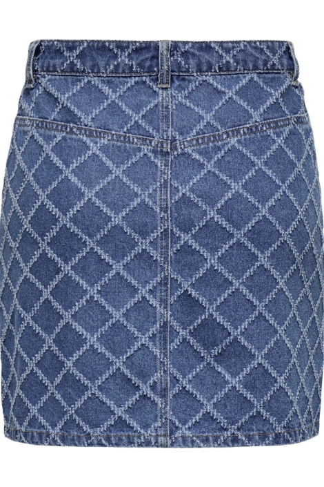 Jacqueline de Yong blauwe dames rok | Achteraanzicht