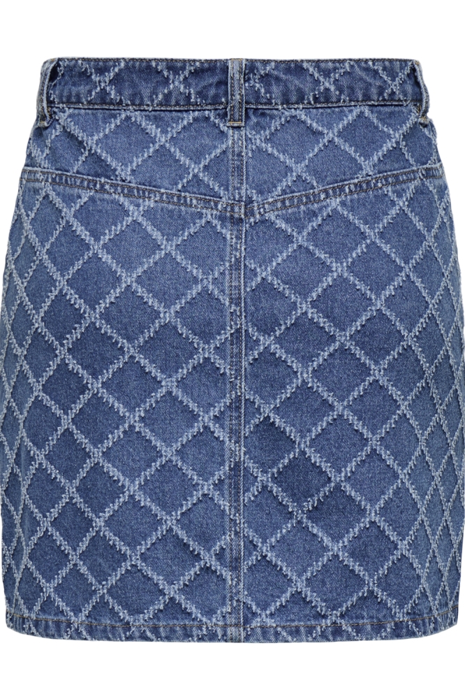 Jacqueline de Yong blauwe dames rok | Achteraanzicht