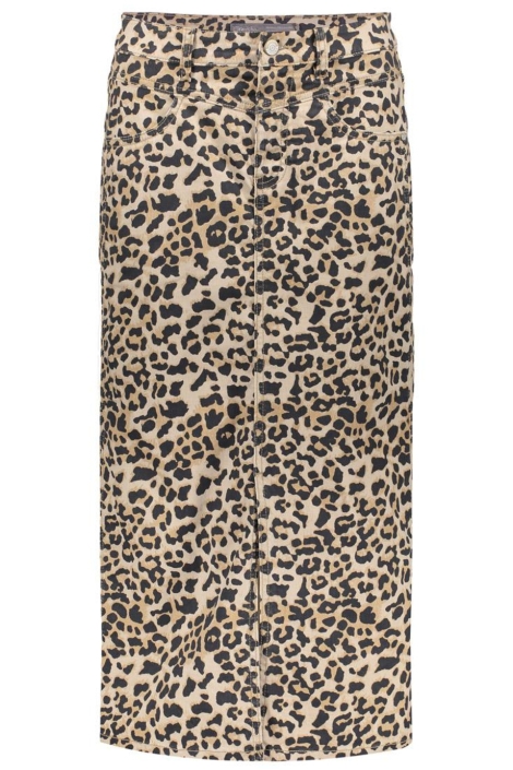 Geisha camel dames rok | Vooraanzicht