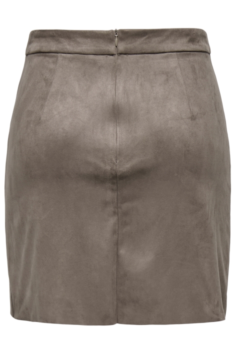 Jacqueline de Yong camel dames rok | Achteraanzicht