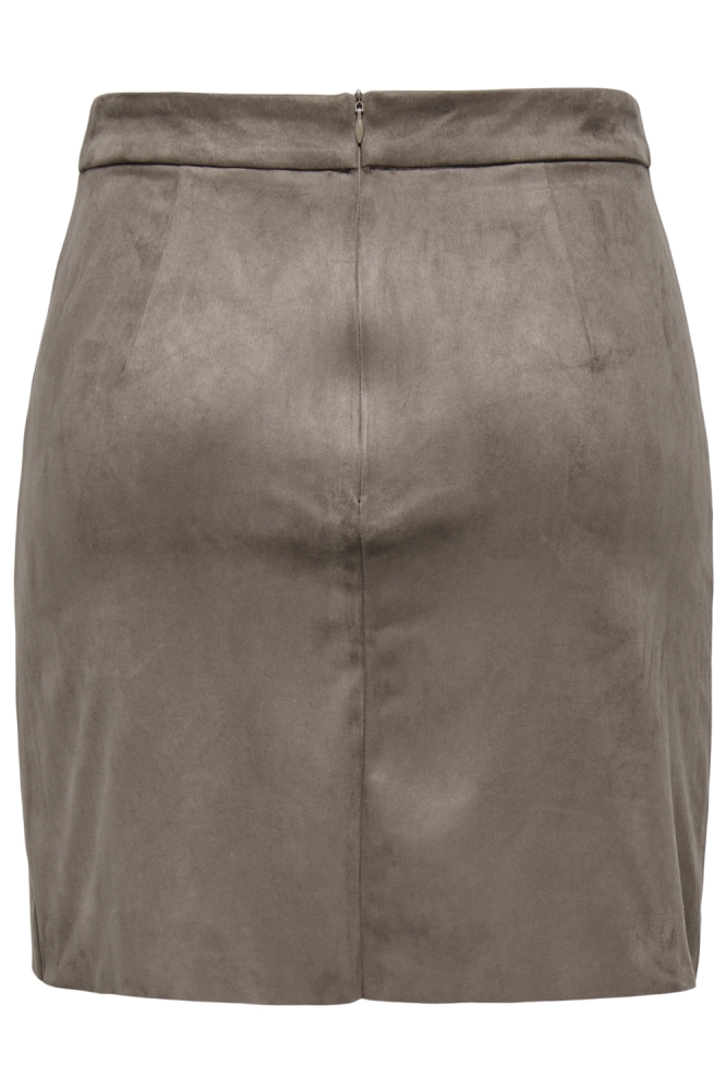 Jacqueline de Yong camel dames rok | Achteraanzicht