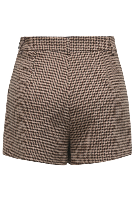 Only bruine dames korte broek | Achteraanzicht