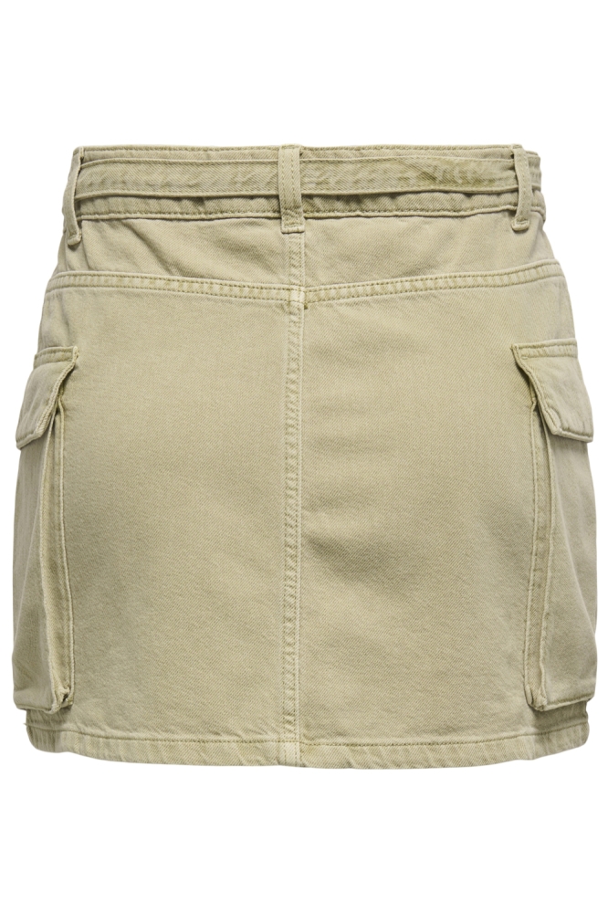 Only groene dames rok | Achteraanzicht