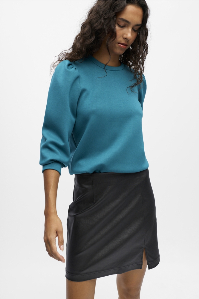 Object zwarte dames rok | Model zijaanzicht