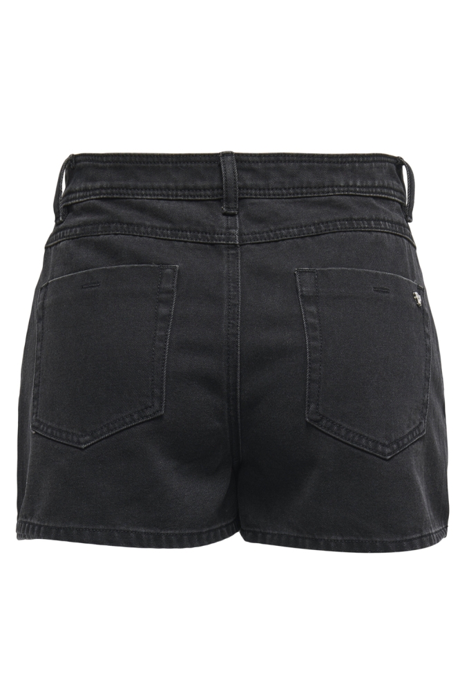 Only zwarte dames korte broek | Achteraanzicht