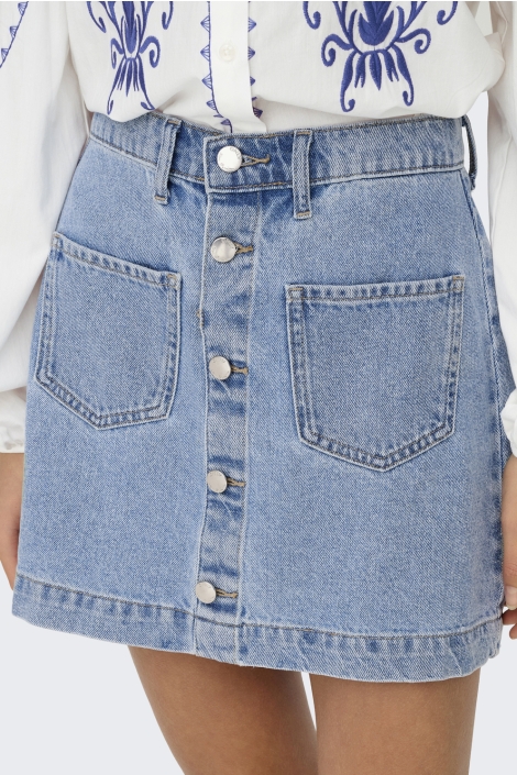Only blauwe dames rok | Close up