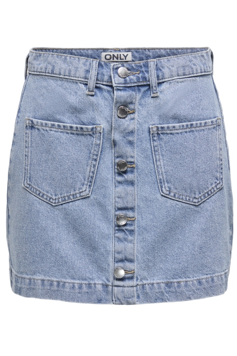 Only blauwe dames rok | Vooraanzicht