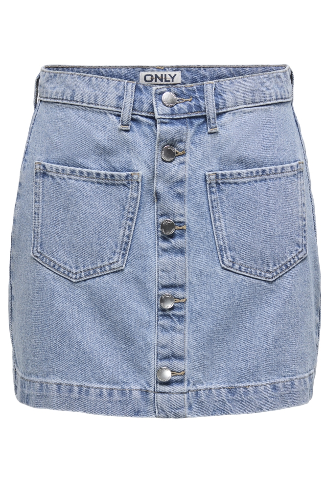 Only blauwe dames rok | Vooraanzicht