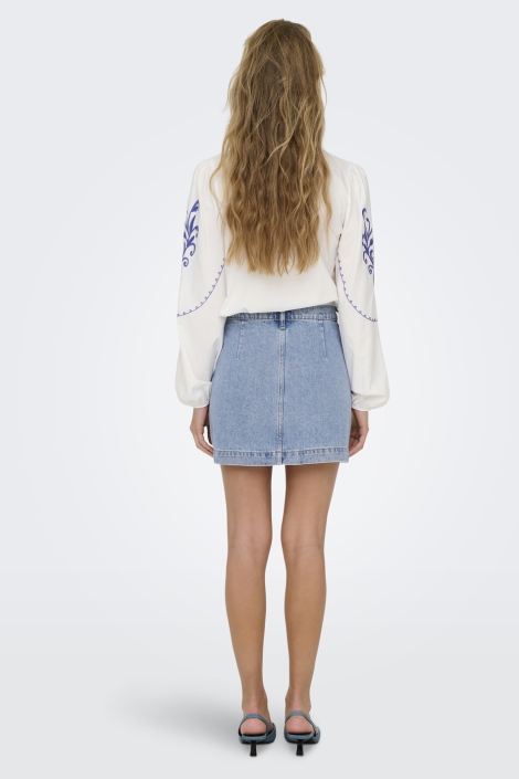 Only blauwe dames rok | Model