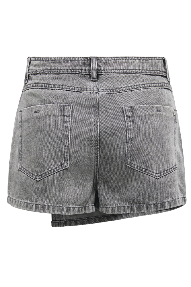 Only grijze dames korte broek | Achteraanzicht