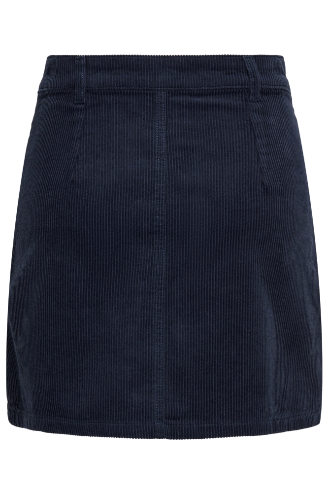 Jacqueline de Yong blauwe dames rok | Achteraanzicht