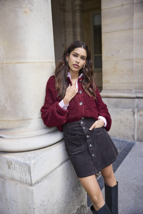 Jacqueline de Yong bruine dames rok | Sfeerbeeld, In situatie