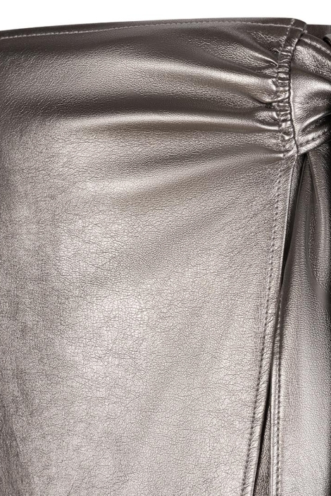 EsQualo zilveren dames rok | Close up