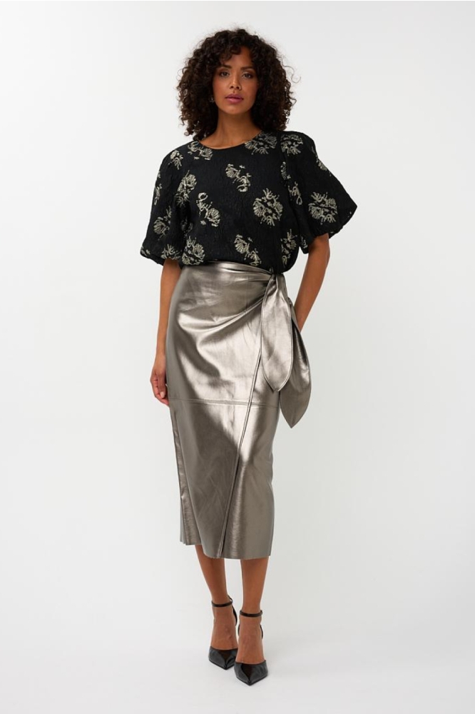 EsQualo zilveren dames rok | Model