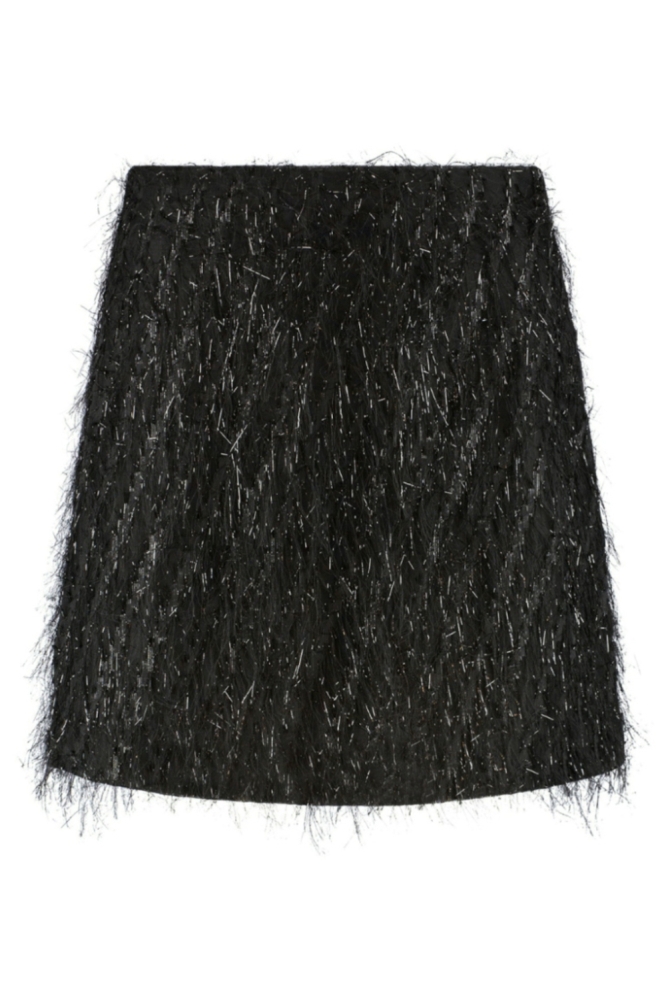 Studio Amaya zwarte dames rok | Vooraanzicht