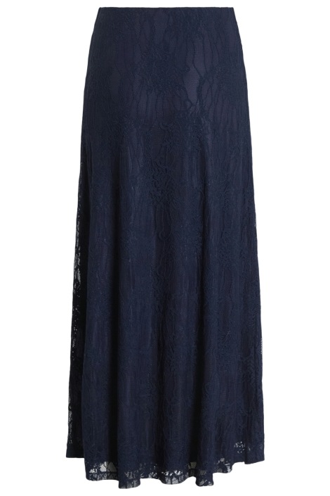 Vila blauwe dames rok | Achteraanzicht