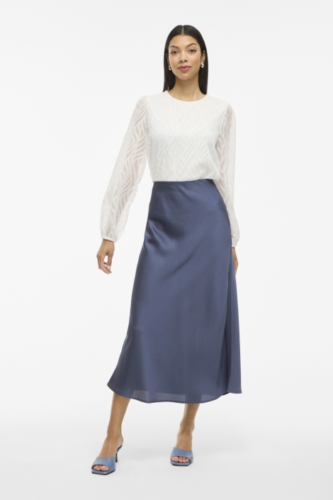 Vila blauwe dames rok | Model