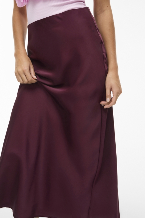 Vila bordeaux dames rok | Close up