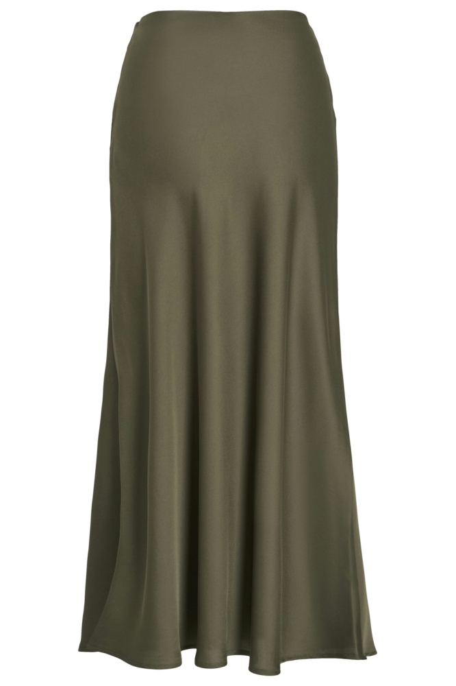 Vila groene dames rok | Achteraanzicht