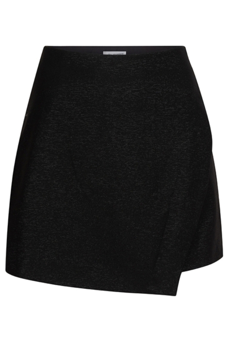 Lofty Manner zwarte dames korte broek | Vooraanzicht