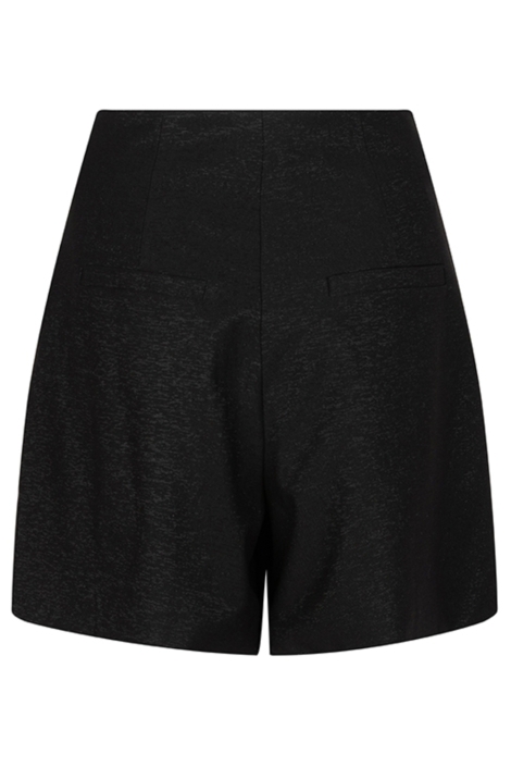 Lofty Manner zwarte dames korte broek | Achteraanzicht