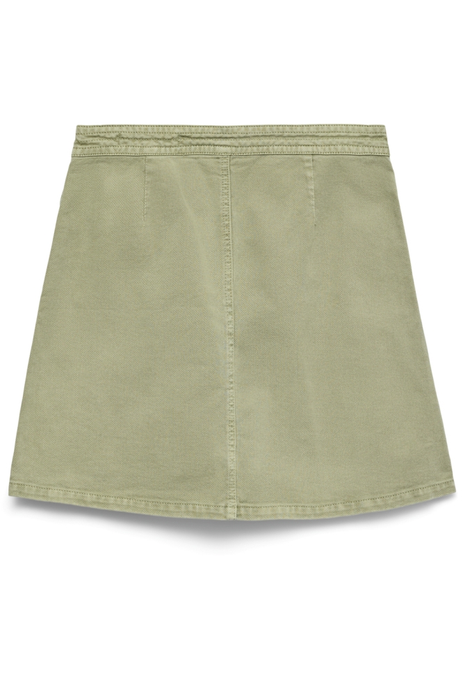 Vero Moda groene dames rok | Achteraanzicht