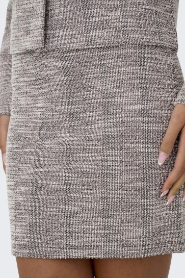 Jacqueline de Yong jdylissy mini skirt jrs Beige