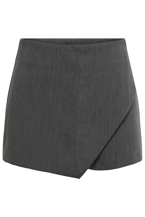 Only grijze dames korte broek | Vooraanzicht