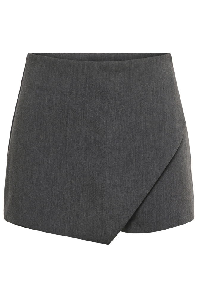 Only grijze dames korte broek | Vooraanzicht