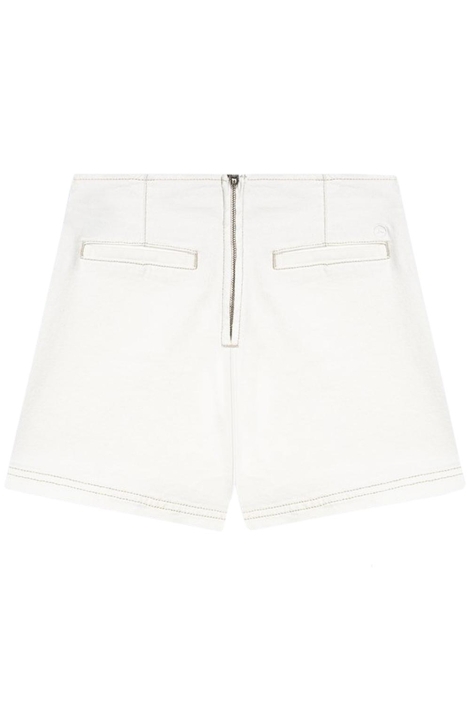 LTB witte dames korte broek | Achteraanzicht