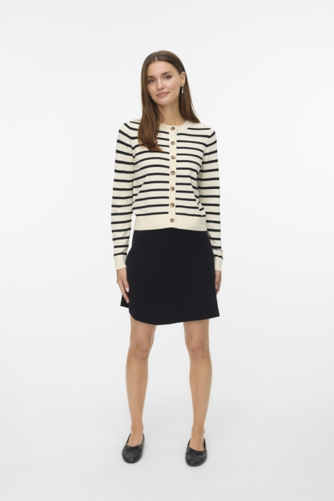 Vero Moda zwarte dames rok | Model vooraanzicht