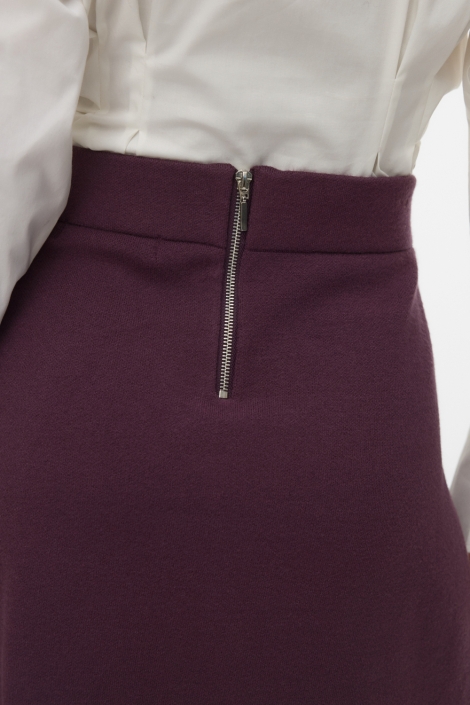 Vero Moda bordeaux dames rok | Close up