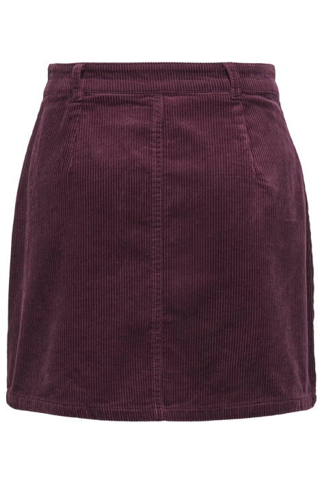 Jacqueline de Yong bordeaux dames rok | Achteraanzicht